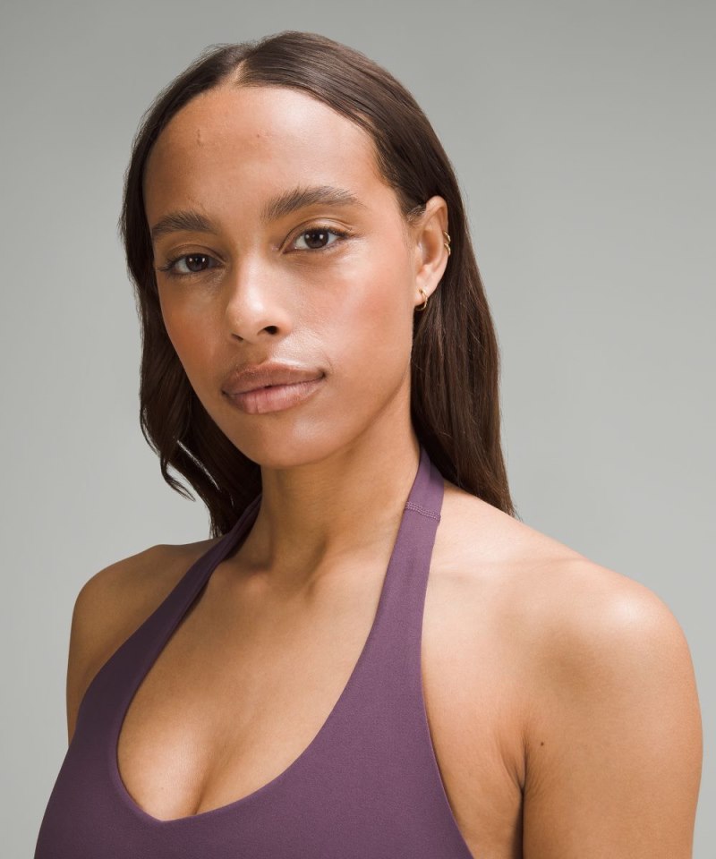Lululemon Align™ Halter Bodysuit 25" Grape Thistle Online Outlet Sale