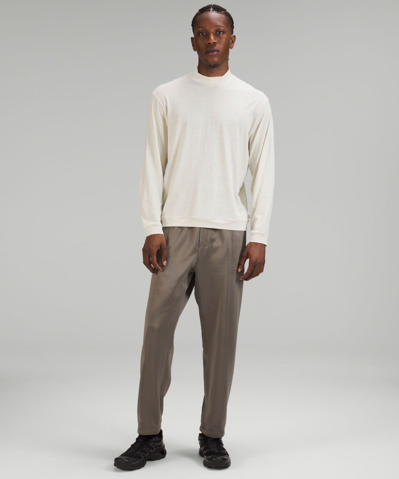 Lululemon lab Merino Wool-Blend Long-Sleeve Shirt Natural Ivory Online Outlet Sale