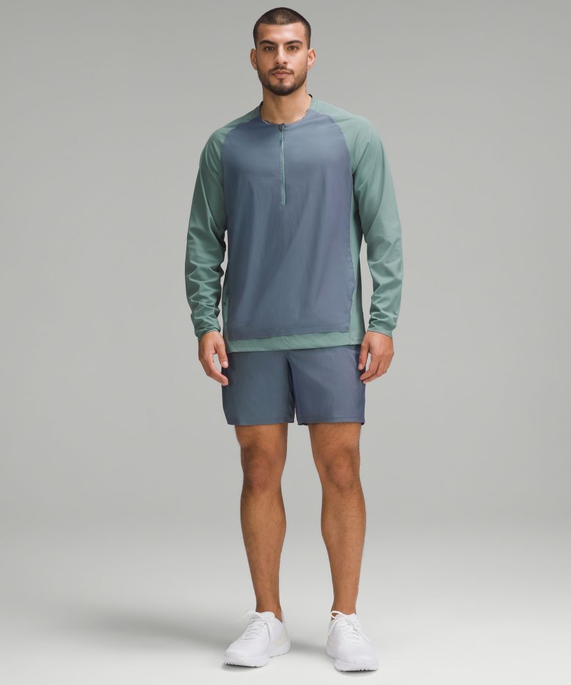 Lululemon Pace Breaker Linerless Short 7" *Iridescent Tidewater Teal / Power Purple Online Outlet Sale