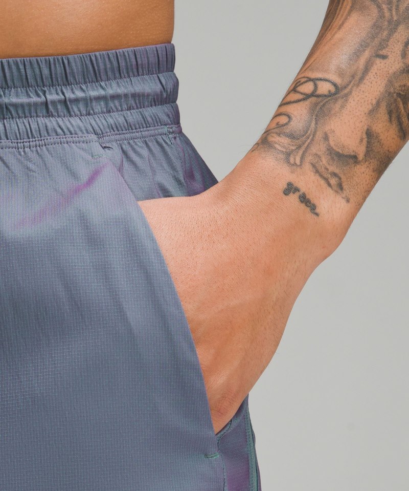 Lululemon Pace Breaker Linerless Short 7" *Iridescent Tidewater Teal / Power Purple Online Outlet Sale