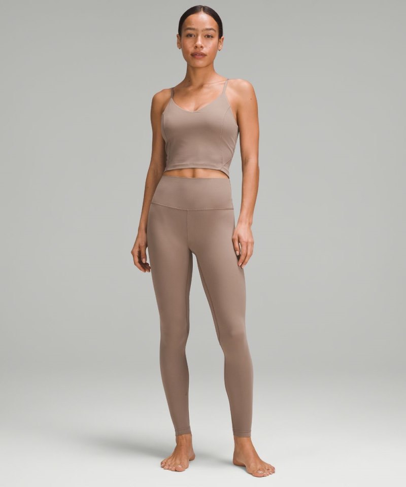 Lululemon Align™ Cropped Cami Tank Top *C / D Cup Taupetastic Online Outlet Sale