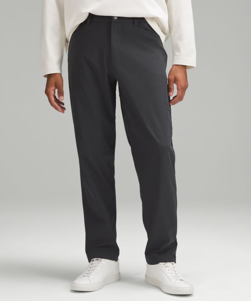 Lululemon ABC Relaxed-Fit 5 Pocket Pant 34"L *Warpstreme Obsidian Online Outlet Sale