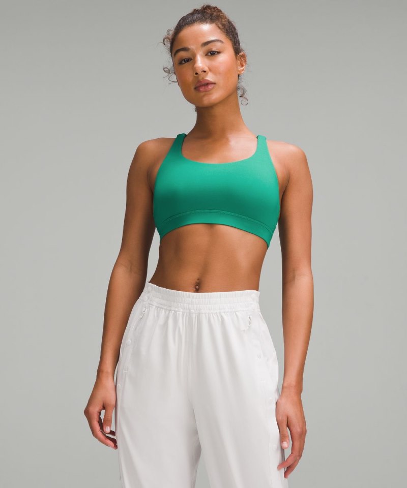 Lululemon Energy Bra *Medium Support, B–D Cups Cascadia Green Online Outlet Sale