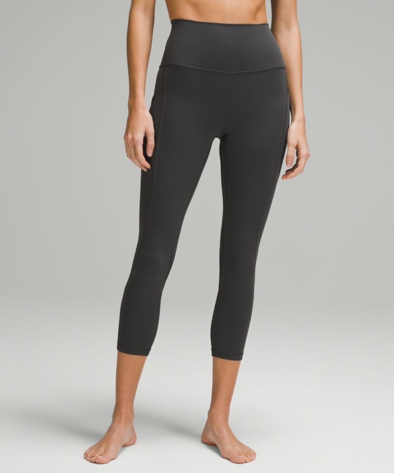Lululemon Align™ High-Rise Crop with Pockets 23" Graphite Grey Online Outlet Sale