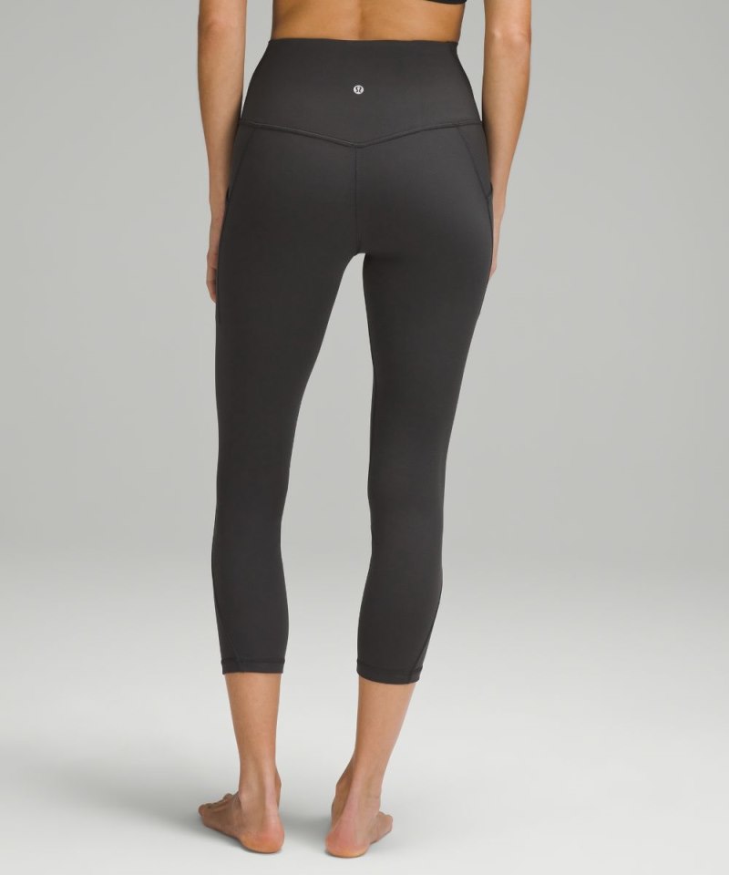 Lululemon Align™ High-Rise Crop with Pockets 23" Graphite Grey Online Outlet Sale