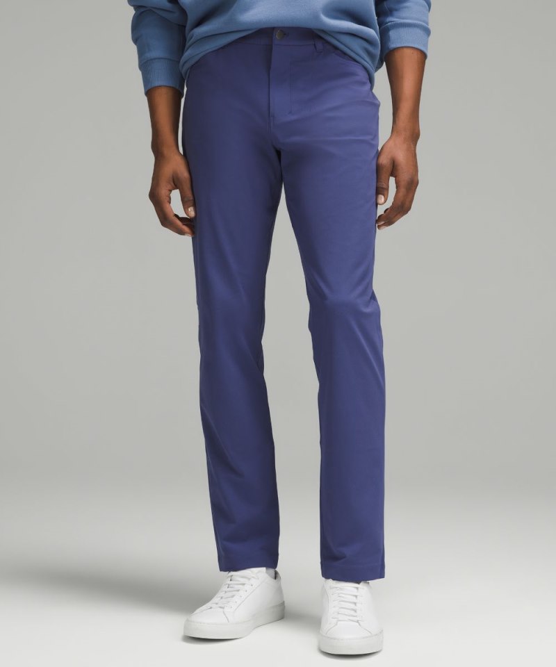Lululemon ABC Classic-Fit 5 Pocket Pant 32" *Warpstreme Gatsby Blue Online Outlet Sale