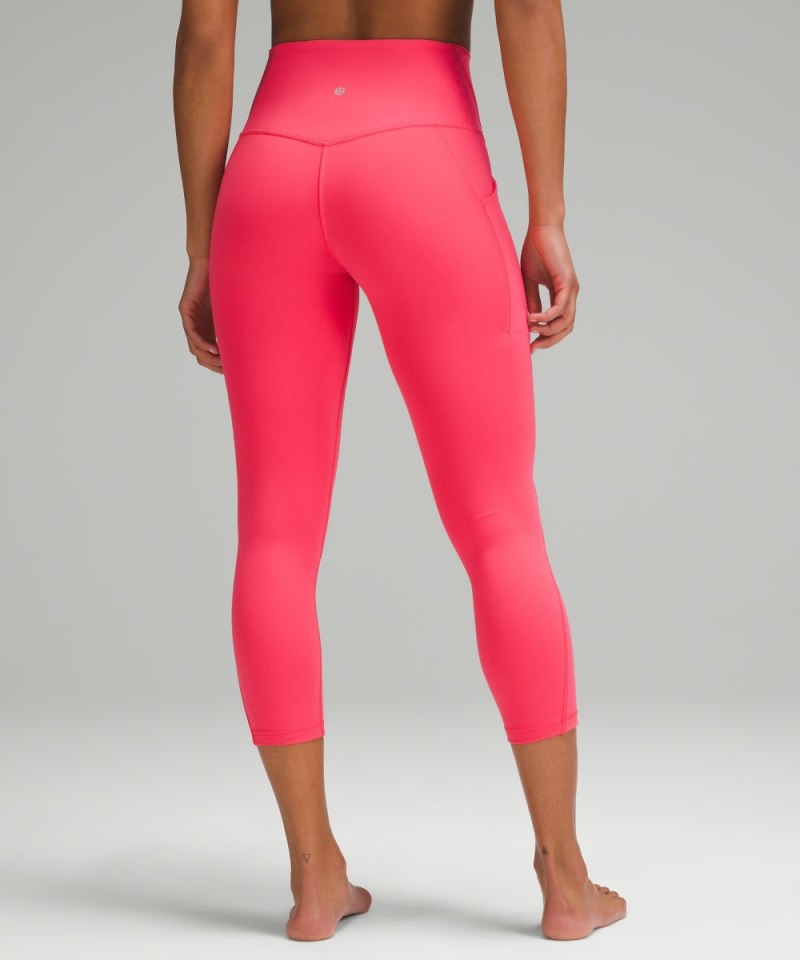 Lululemon Align™ High-Rise Crop with Pockets 23" Glaze Pink Online Outlet Sale