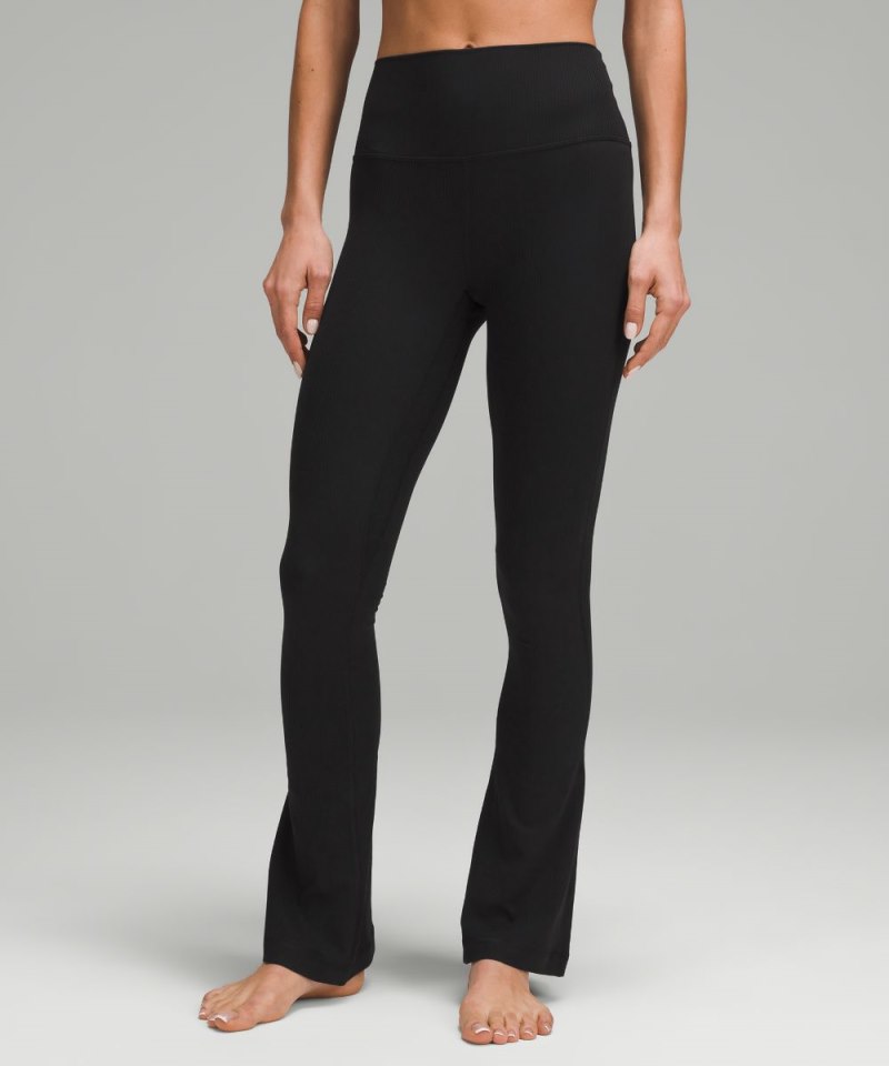Lululemon Align™ High-Rise Ribbed Mini-Flare Pant *Regular Black Online Outlet Sale