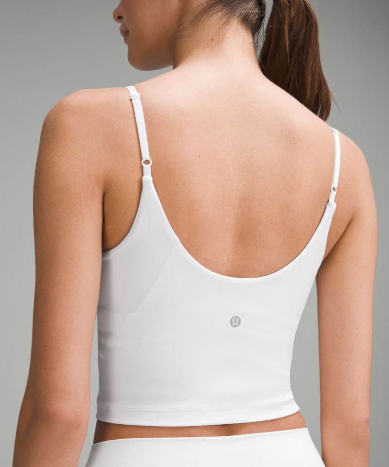 Lululemon Align™ Cropped Cami Tank Top *A / B Cup White Online Outlet Sale