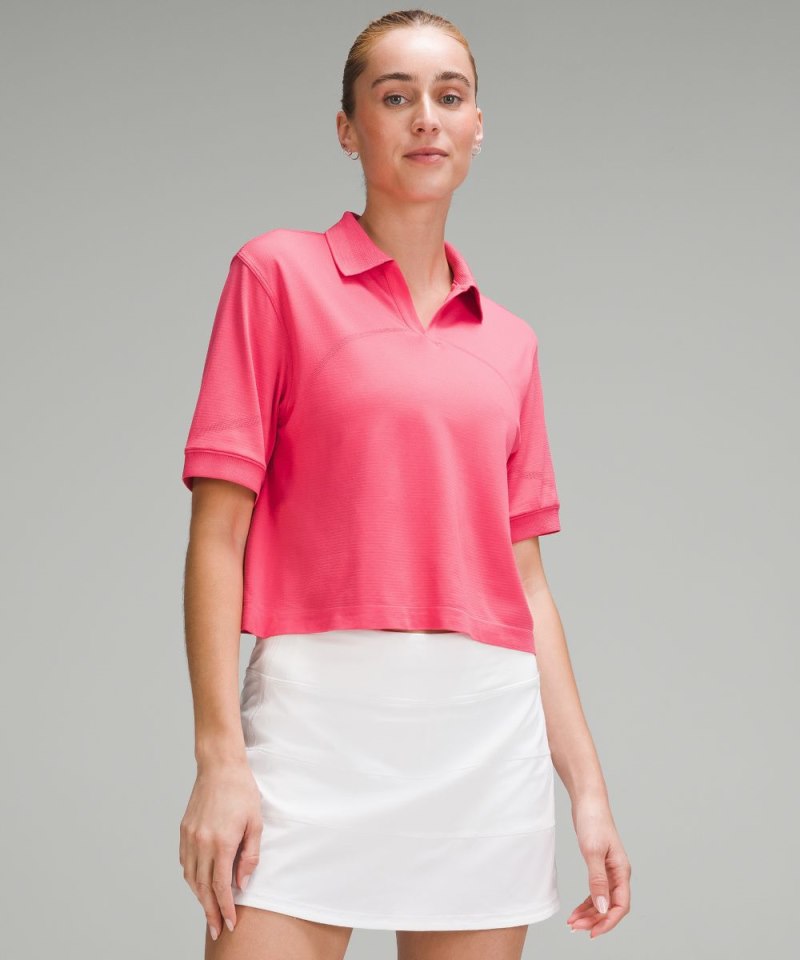 Lululemon Swiftly Tech Relaxed-Fit Polo Shirt Glaze Pink / Glaze Pink Online Outlet Sale