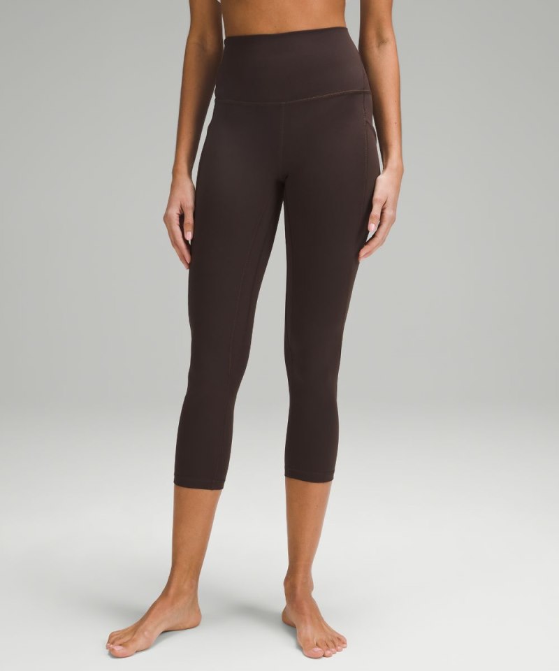 Lululemon Align™ High-Rise Crop with Pockets 23" Espresso (not available) Online Outlet Sale