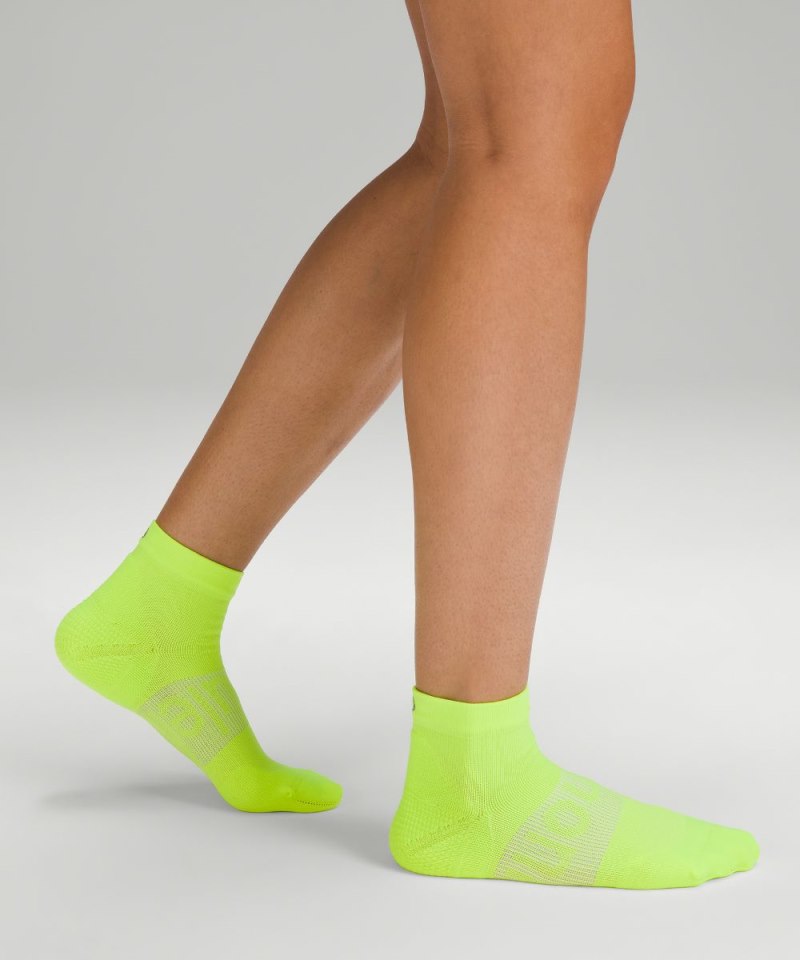 Lululemon Women's Power Stride Ankle Socks *3 Pack Highlight Pink / White / Absinthe / Highlight Yellow Online Outlet Sale