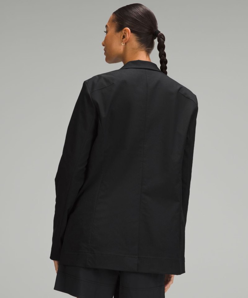 Lululemon Relaxed-Fit Twill Blazer Black Online Outlet Sale