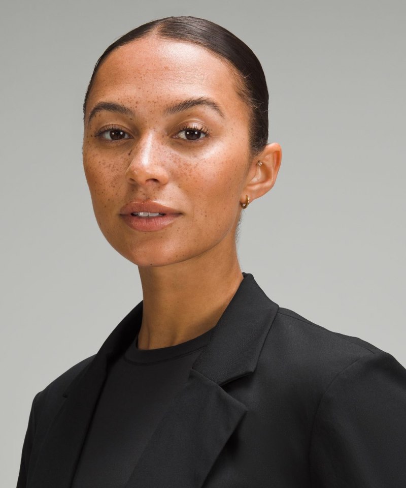 Lululemon Relaxed-Fit Twill Blazer Black Online Outlet Sale