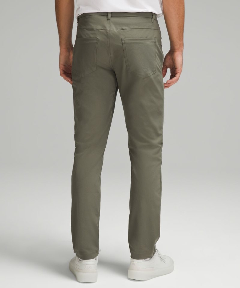 Lululemon ABC Classic-Fit 5 Pocket Pant 28"L *Warpstreme Army Green Online Outlet Sale
