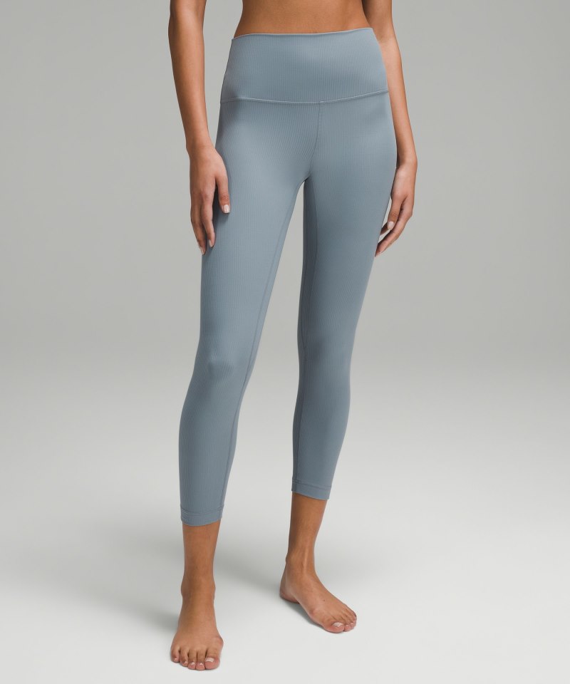 Lululemon Align™ Ribbed High-Rise Pant 25" Belgian Blue Online Outlet Sale