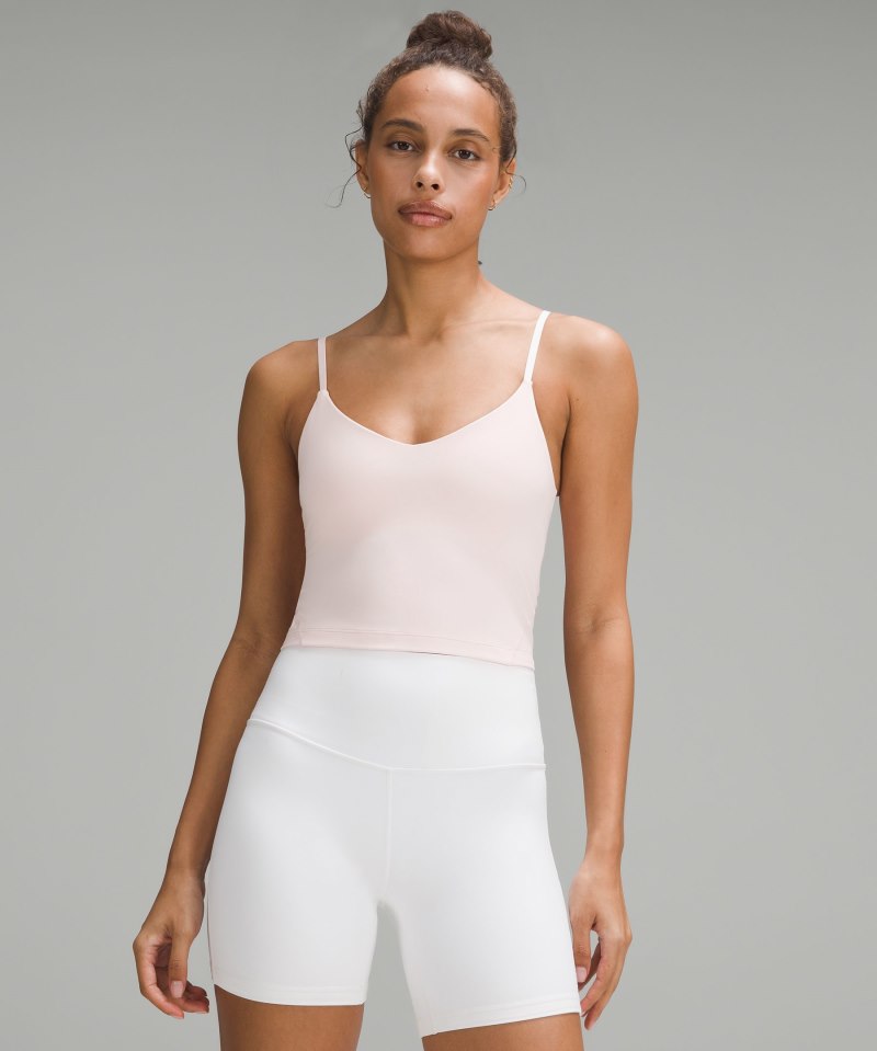 Lululemon Align™ Cropped Cami Tank Top *A / B Cup Strawberry Milkshake Online Outlet Sale