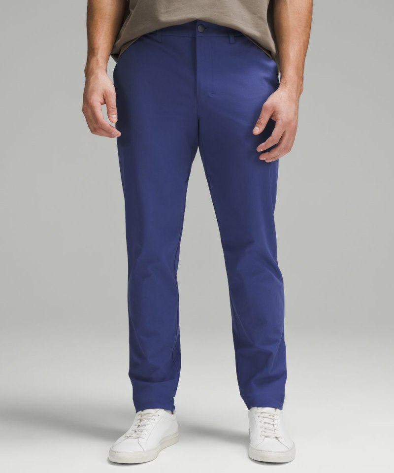Lululemon ABC Slim-Fit Trouser 28"L *Warpstreme Gatsby Blue Online Outlet Sale