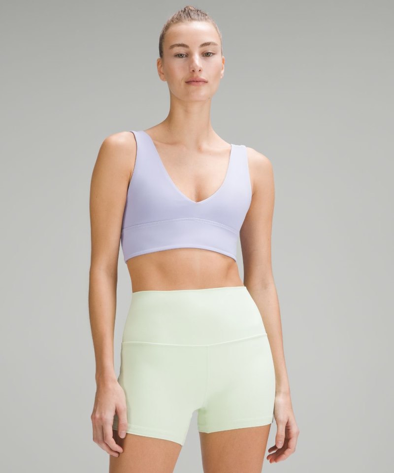 Lululemon Align™ V-Neck Bra *Light Support, A / B Cup Lilac Smoke Online Outlet Sale