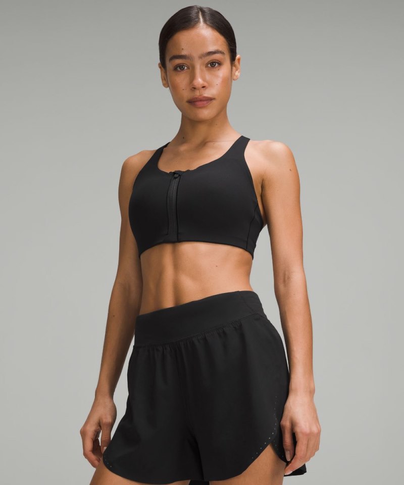 Lululemon Energy Bra High Support Zip-Front *High Support, B–G Cups Black Online Outlet Sale