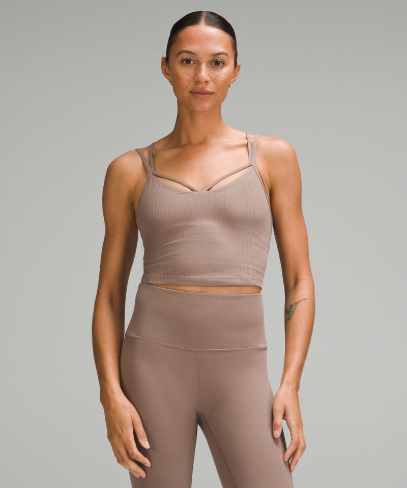 Lululemon Align™ Strappy Ribbed Tank Top Taupetastic Online Outlet Sale