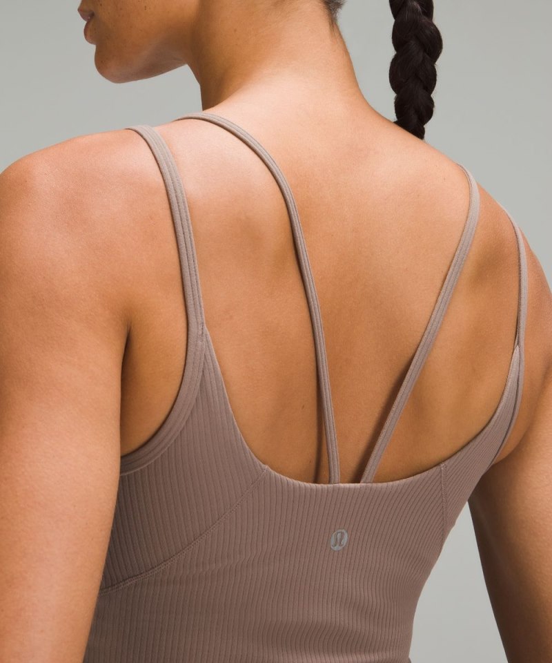 Lululemon Align™ Strappy Ribbed Tank Top Taupetastic Online Outlet Sale