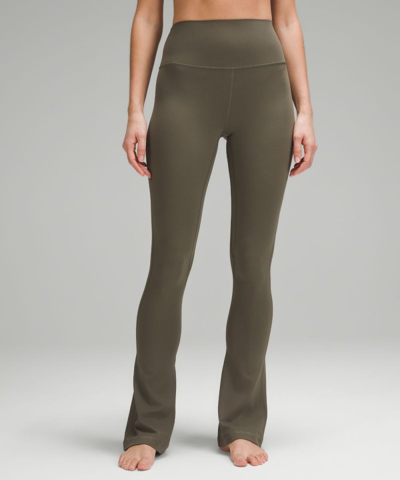 Lululemon Align™ High-Rise Mini-Flared Pant *Extra Short Army Green Online Outlet Sale