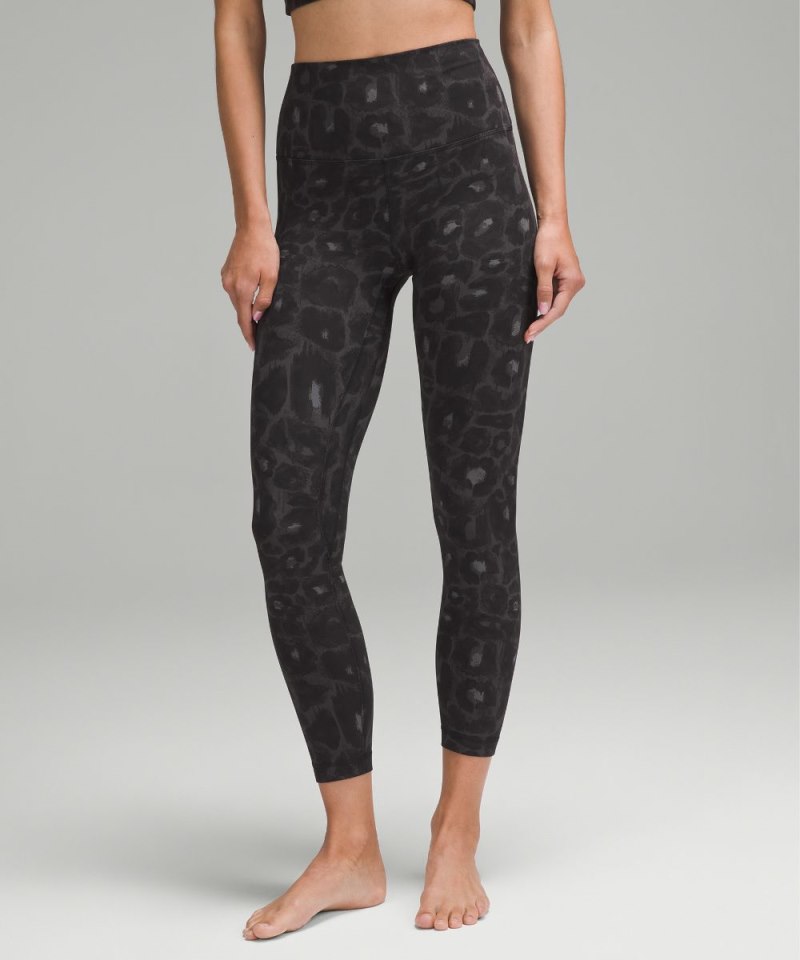 Lululemon Align™ High-Rise Pant 25" Spray Leopard Black Multi (not available) Online Outlet Sale