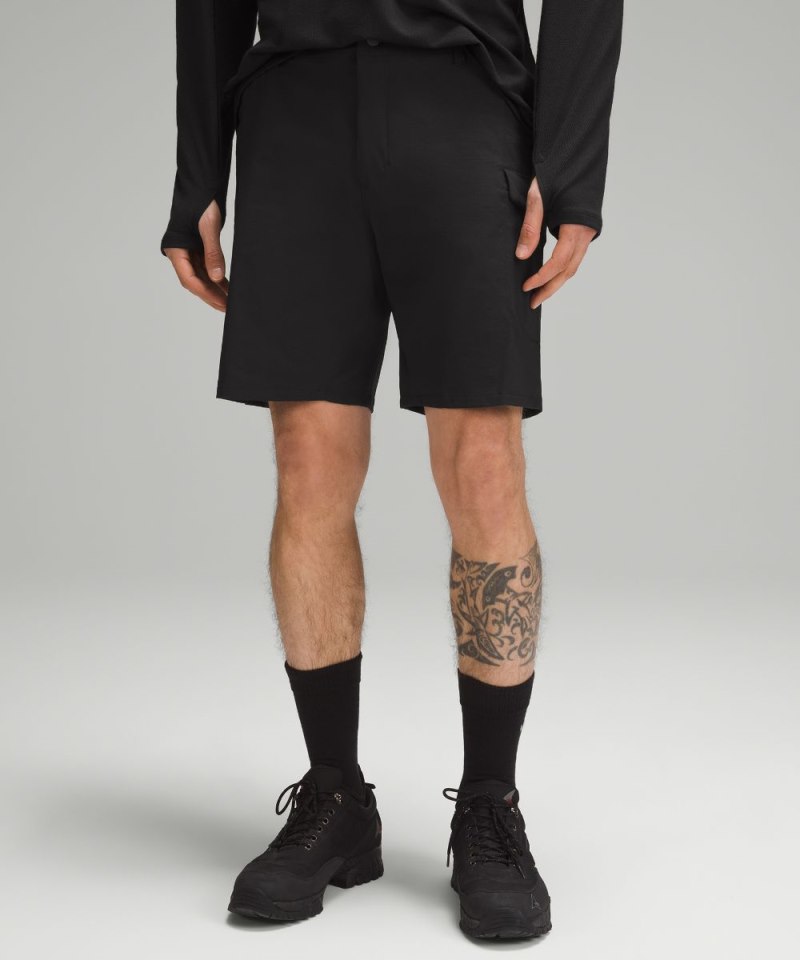 Lululemon Classic-Fit Hiking Cargo Short 9" Black Online Outlet Sale