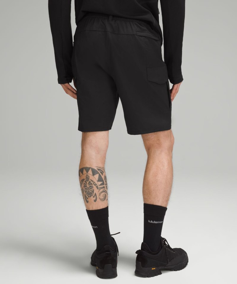 Lululemon Classic-Fit Hiking Cargo Short 9" Black Online Outlet Sale