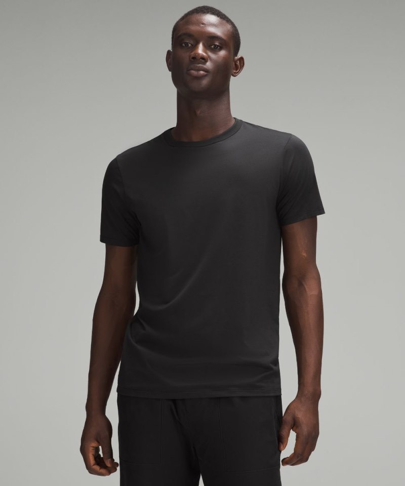 Lululemon Fundamental T-Shirt Black Online Outlet Sale