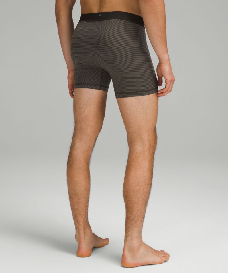 Lululemon Always In Motion Boxer 5" Jumie Stripe Rover Dark Olive Online Outlet Sale