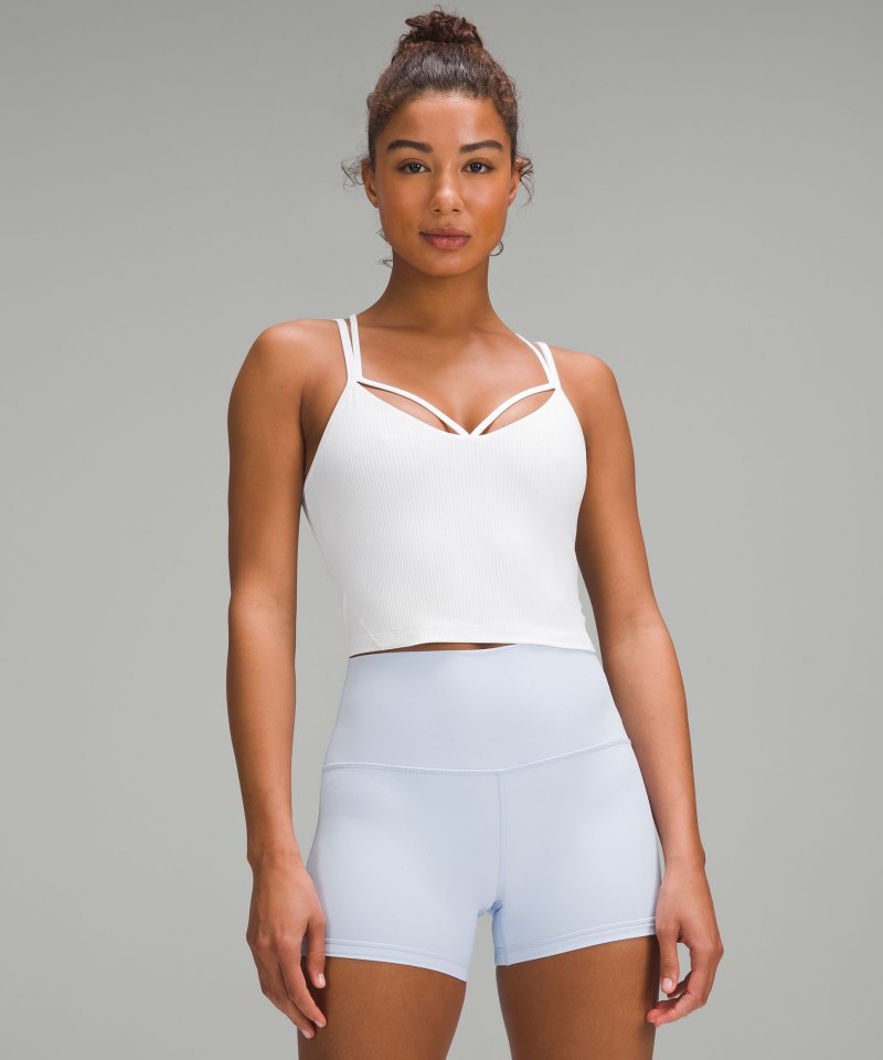 Lululemon Align™ Strappy Ribbed Tank Top White Online Outlet Sale