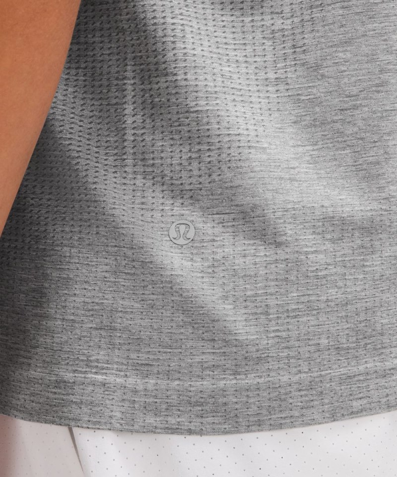 Lululemon Metal Vent Tech Polo Shirt *Updated Fit Slate / White Online Outlet Sale