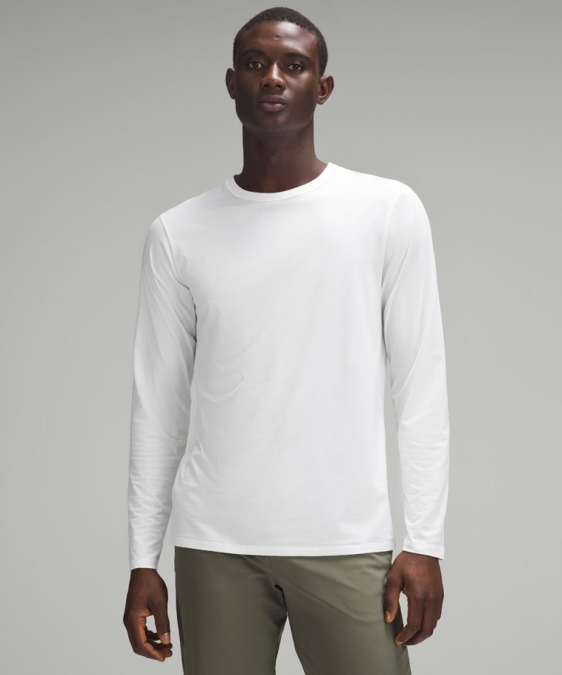 Lululemon Fundamental Long-Sleeve Shirt White Online Outlet Sale