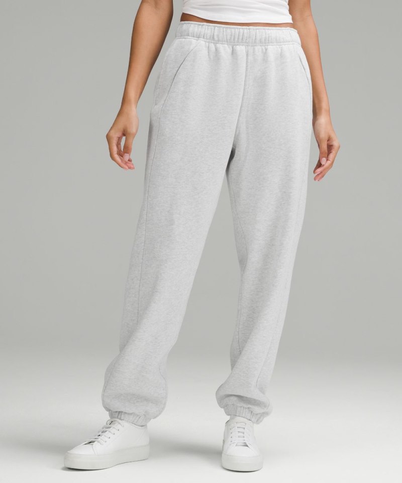 Lululemon Scuba Mid-Rise Oversized Jogger *Regular Heathered Core Ultra Light Grey Online Outlet Sale