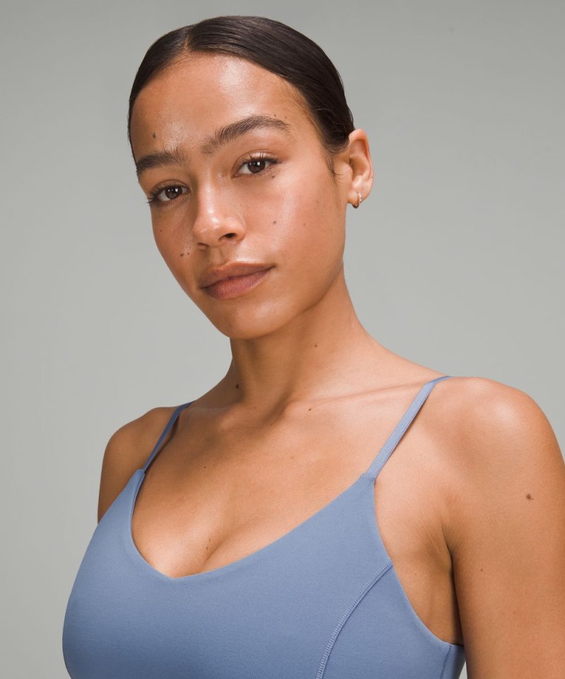 Lululemon Align™ Cropped Cami Tank Top *C / D Cup Oasis Blue Online Outlet Sale