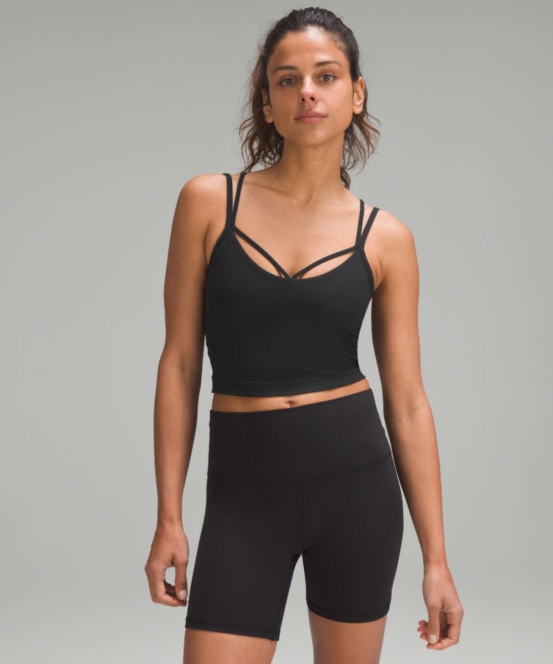 Lululemon Align™ Strappy Ribbed Tank Top Black Online Outlet Sale