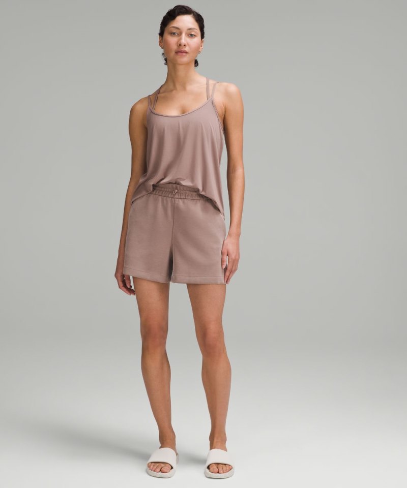 Lululemon Modal Silk-Blend Spaghetti Strap Tank Top Taupetastic Online Outlet Sale