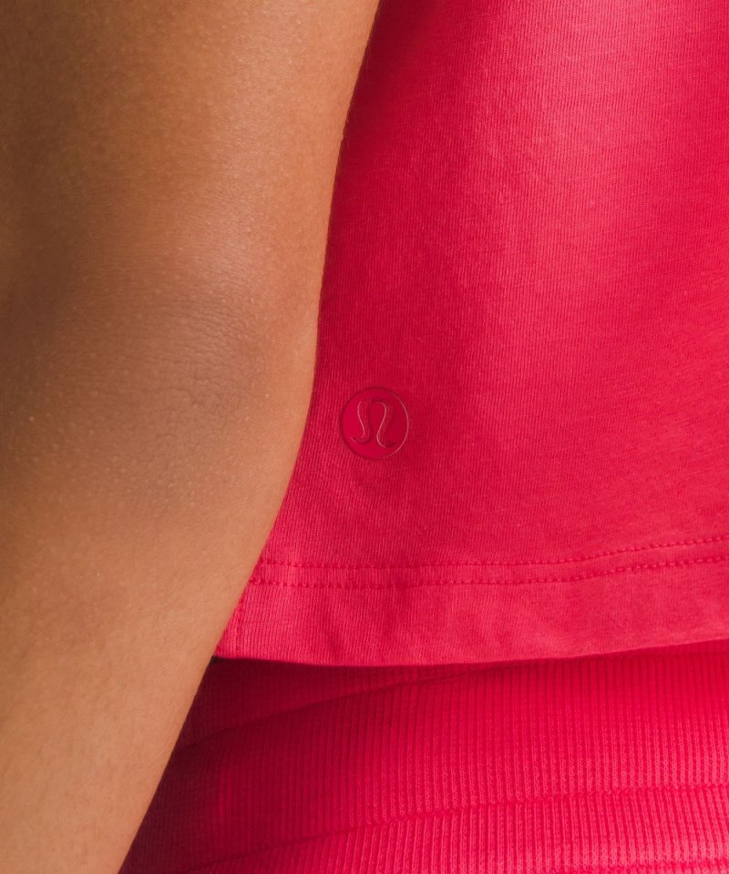 Lululemon All Yours Cropped Tank Top *Pride Glaze Pink Online Outlet Sale
