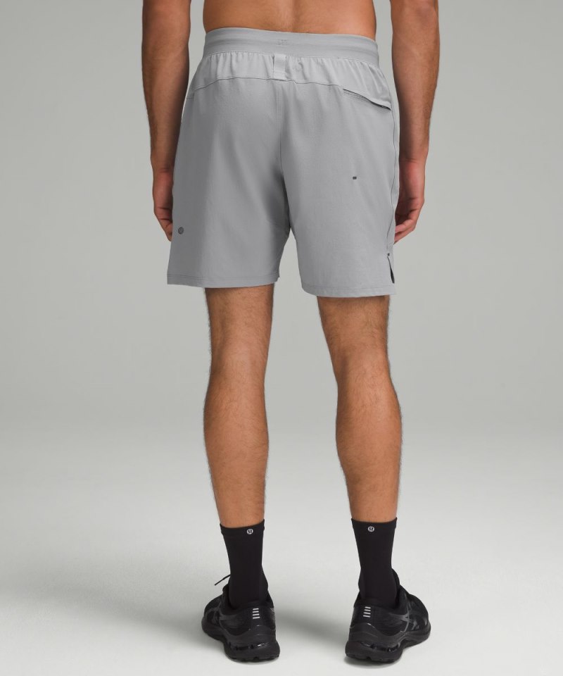 Lululemon License to Train Linerless Short 7" Rhino Grey Online Outlet Sale