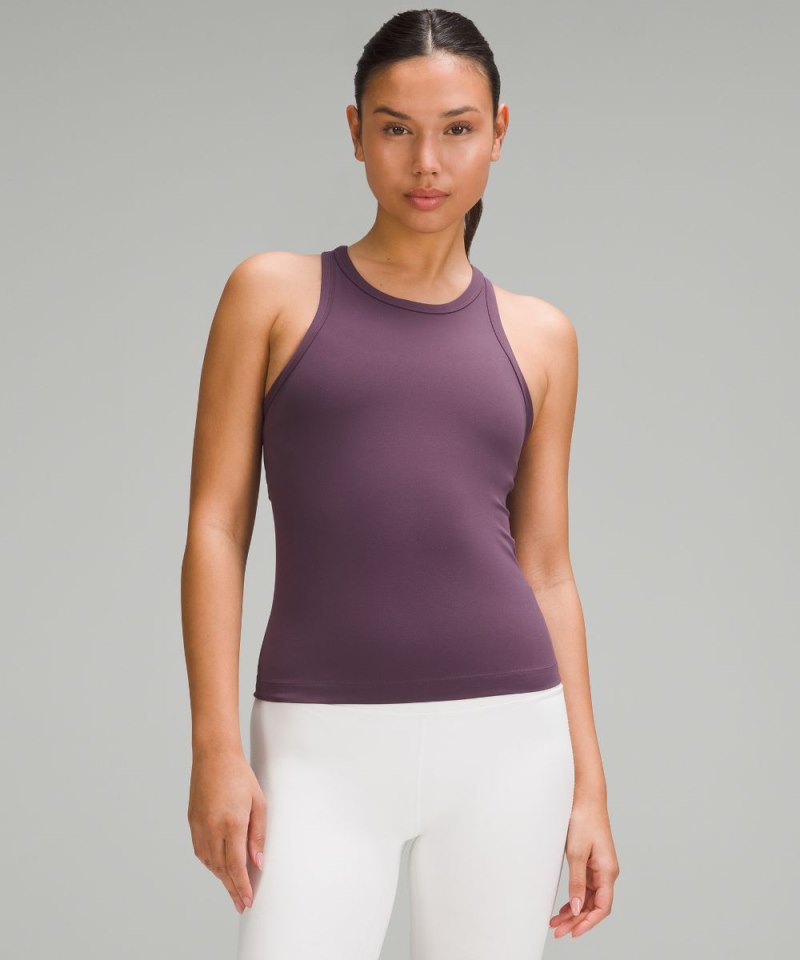 Lululemon Align™ Waist-Length Racerback Tank Top Grape Thistle Online Outlet Sale