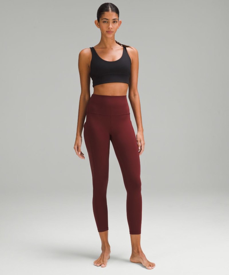 Lululemon Align™ High-Rise Pant with Pockets 25" Red Merlot Online Outlet Sale