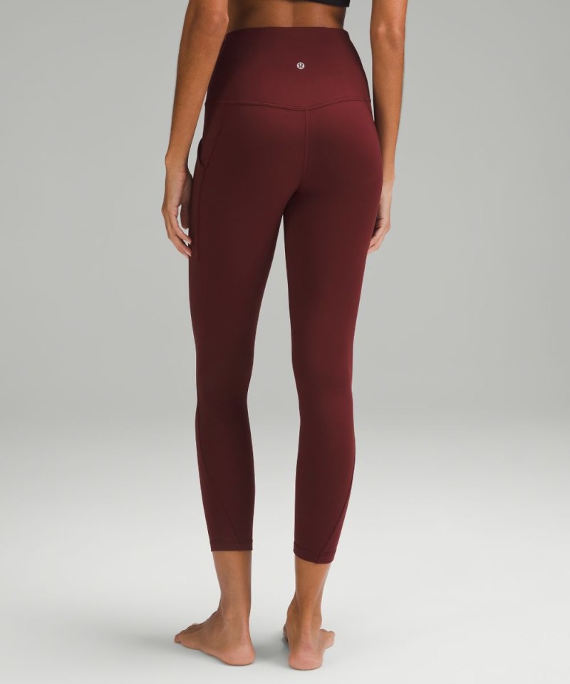Lululemon Align™ High-Rise Pant with Pockets 25" Red Merlot Online Outlet Sale