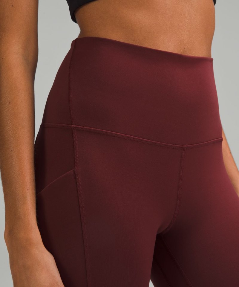 Lululemon Align™ High-Rise Pant with Pockets 25" Red Merlot Online Outlet Sale