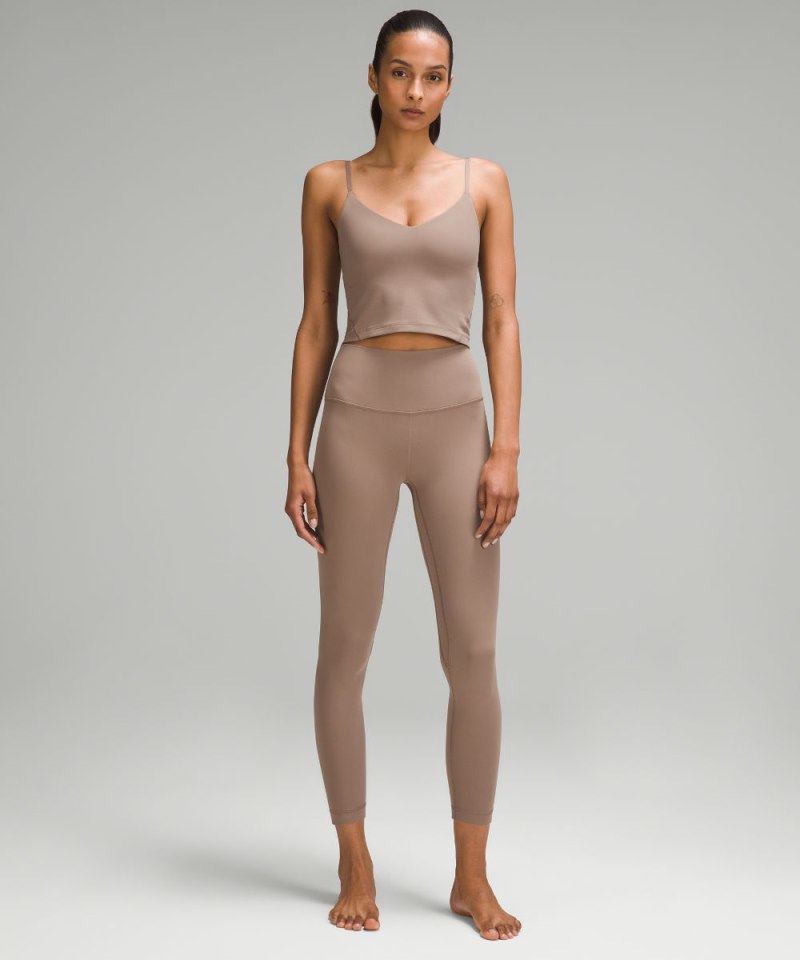 Lululemon Align™ Cropped Cami Tank Top *A / B Cup Taupetastic Online Outlet Sale