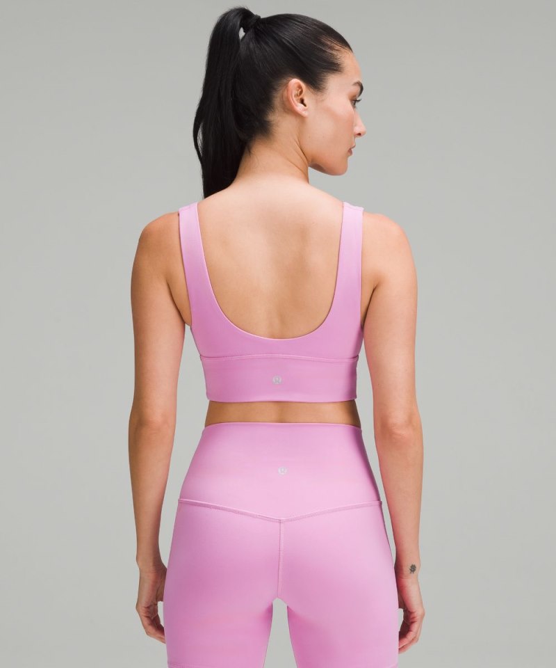 Lululemon Align™ V-Neck Bra *Light Support, A / B Cup Dahlia Mauve Online Outlet Sale