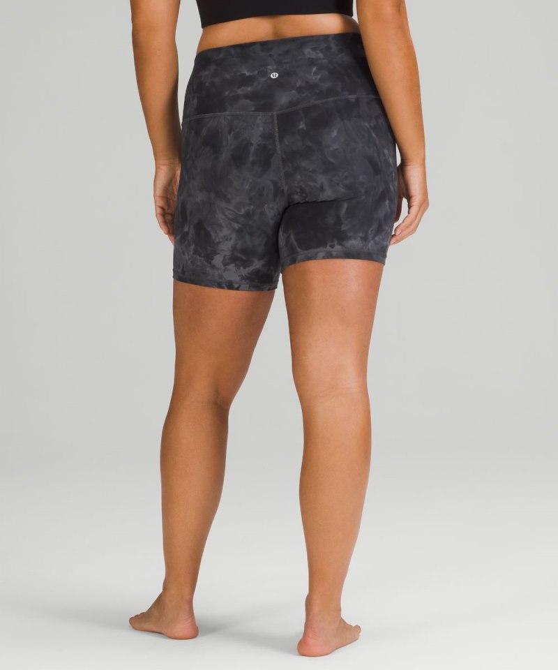 Lululemon Align™ High-Rise Short 6" Diamond Dye Pitch Grey Graphite Grey Online Outlet Sale