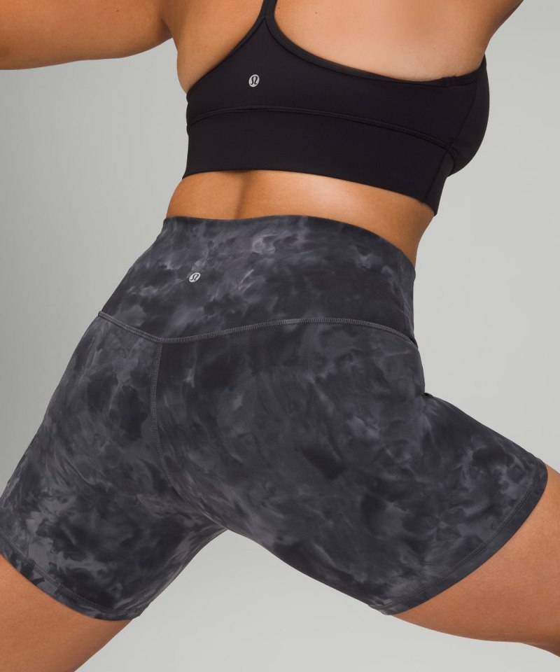 Lululemon Align™ High-Rise Short 6" Diamond Dye Pitch Grey Graphite Grey Online Outlet Sale