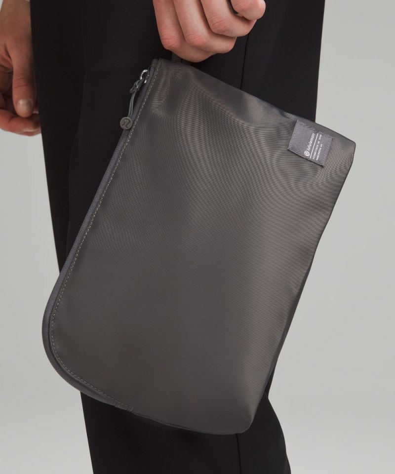 Lululemon Lightweight Pouch *3 Pack Black / Traverse Grey / Vapor Online Outlet Sale